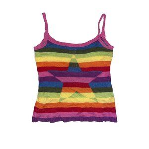 Hysteric glamour star rainbow tank top